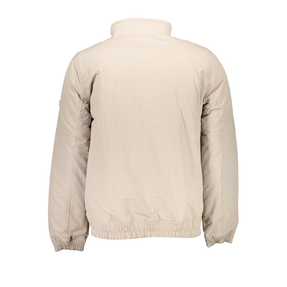 Beige Polyamide Men Jacket