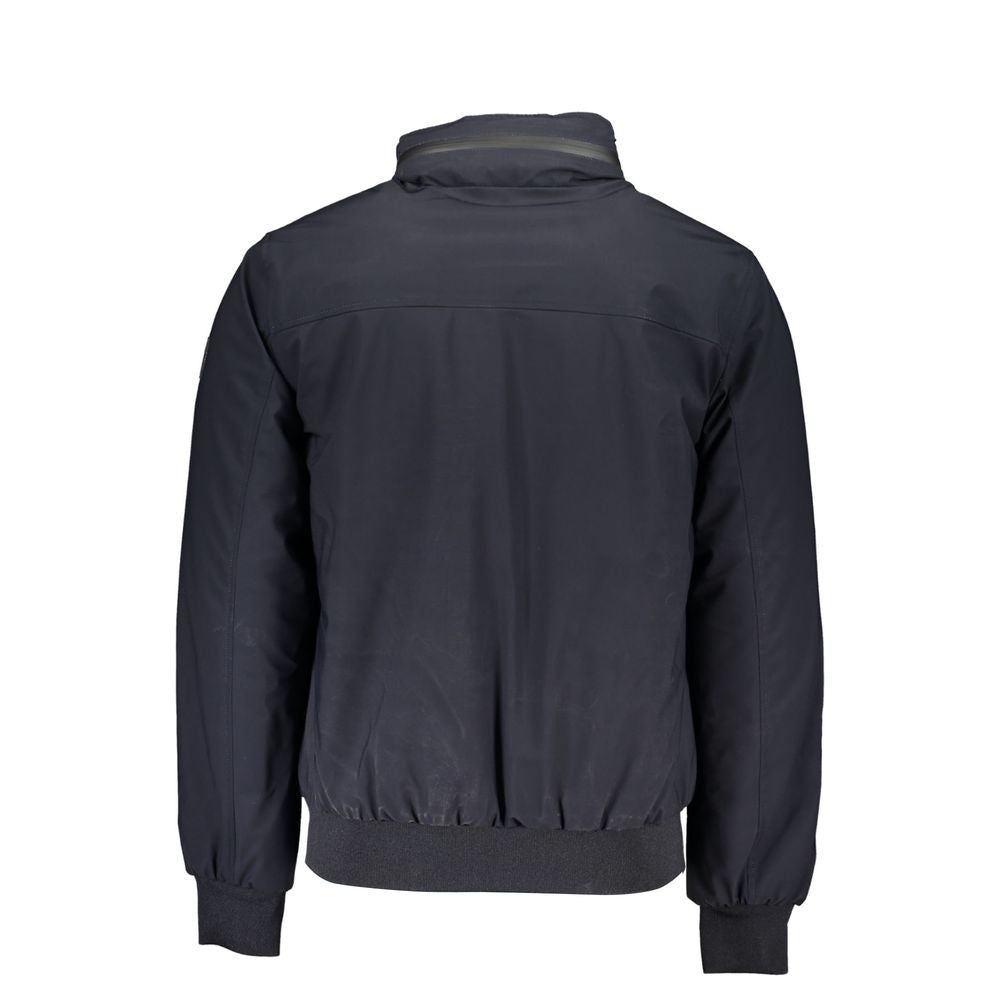 Blue Polyamide Men's Jacket