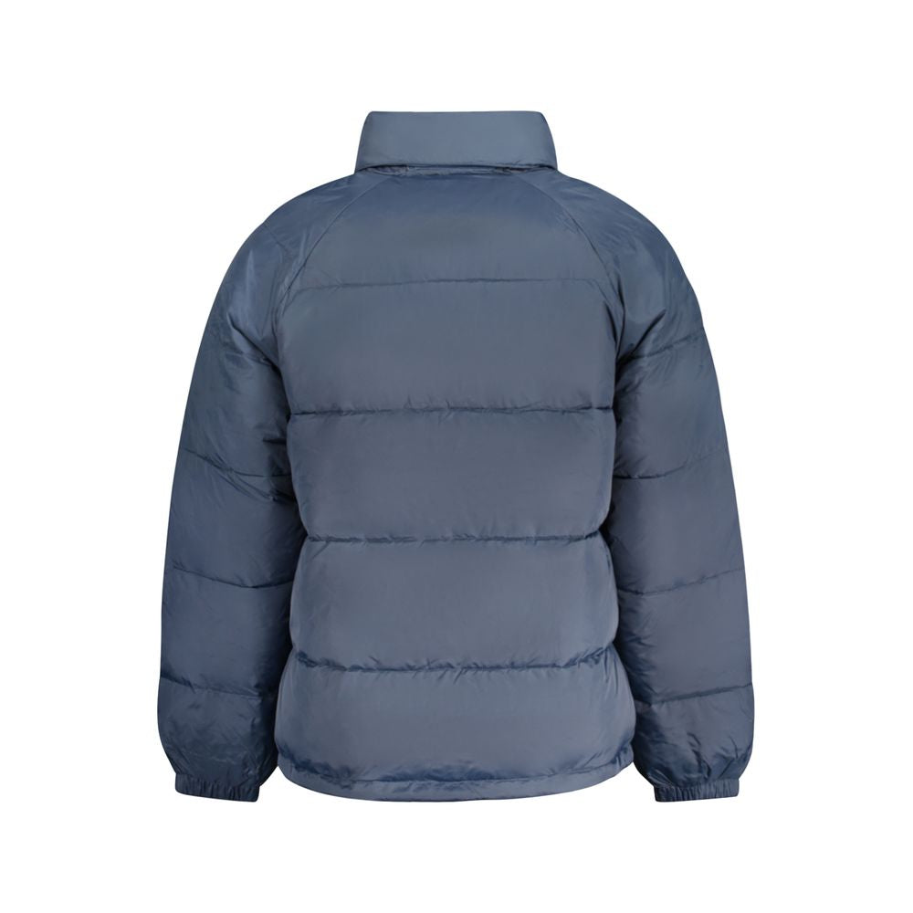 Blue Polyamide Men Jacket