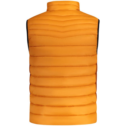 Orange Polyamide Men Jacket