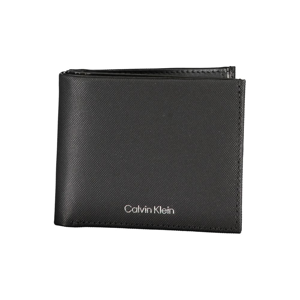 Elegant Black Leather Wallet with RFID Block