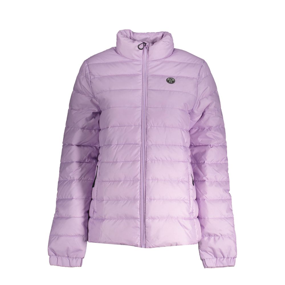 Pink Polyester Women Jacket