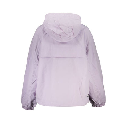 Purple Polyamide Jackets & Coat