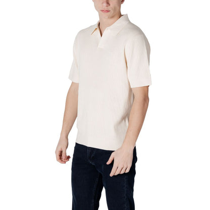 Cream Cotton T-Shirt