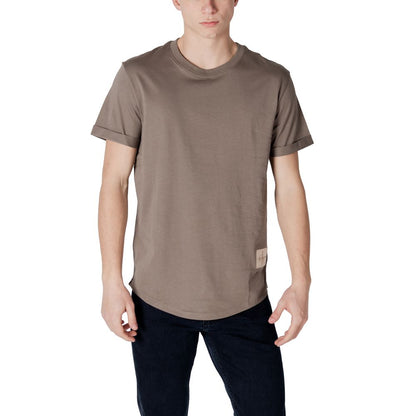 Beige Cotton T-Shirt