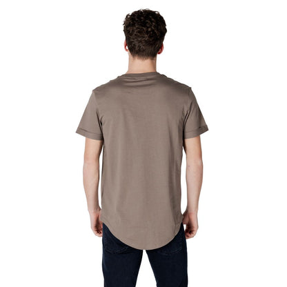 Beige Cotton T-Shirt