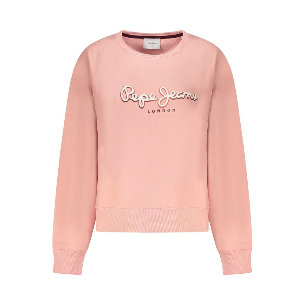 Pink Cotton Women Sweater