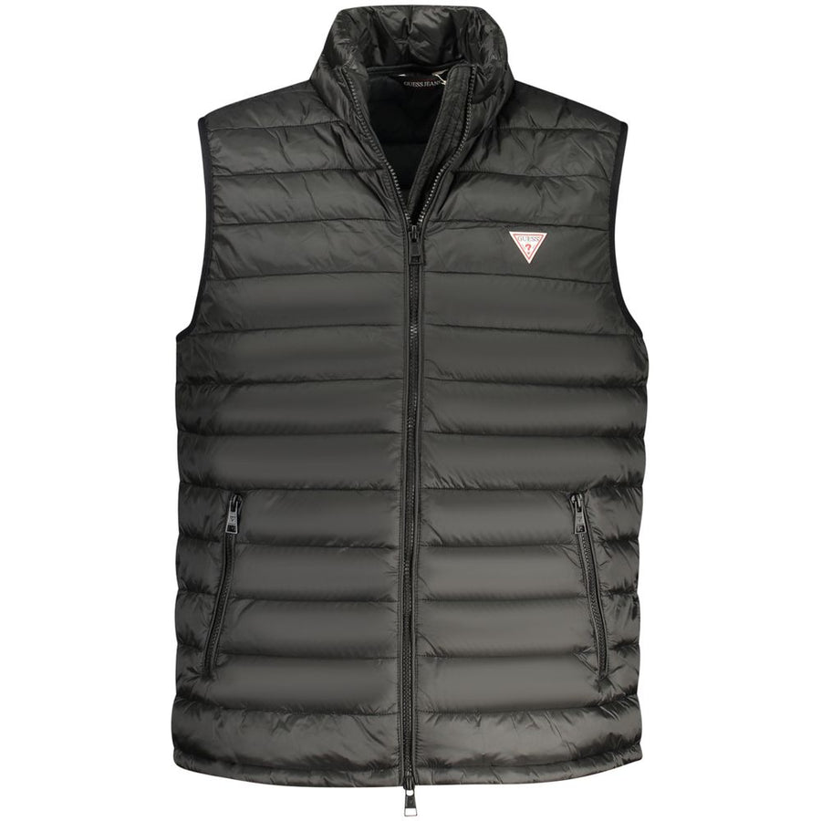 Black Polyamide Men Jacket