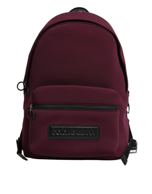 Burgundy Montreale Tecnico Textile Men Backpack Bag