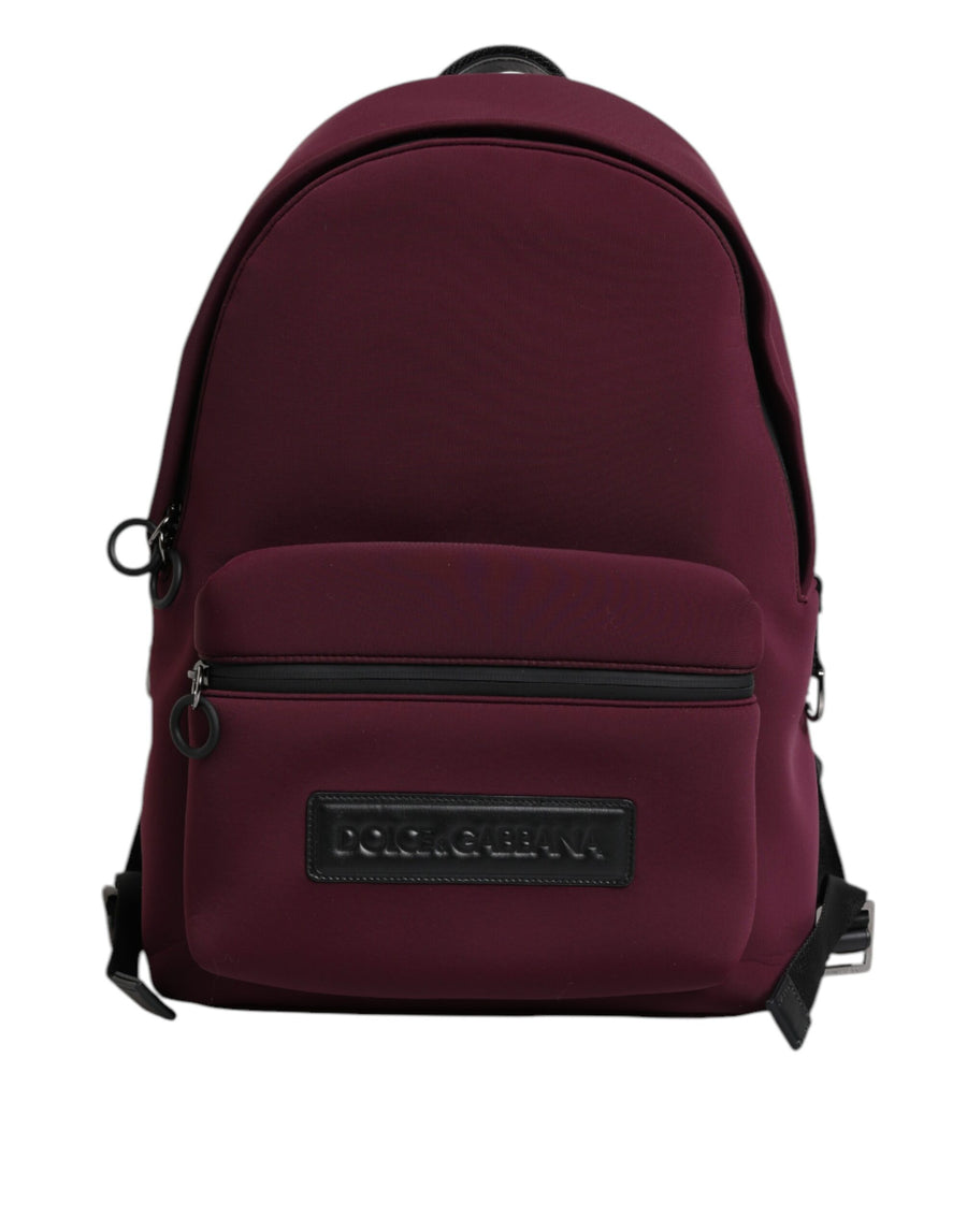 Burgundy Montreale Tecnico Textile Men Backpack Bag