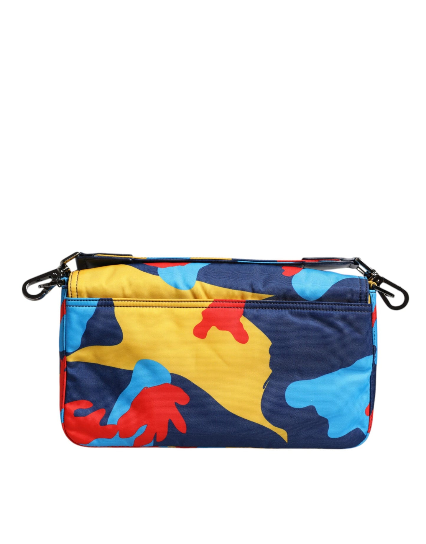 Multicolor Camouflage Nylon Crossbody Bag