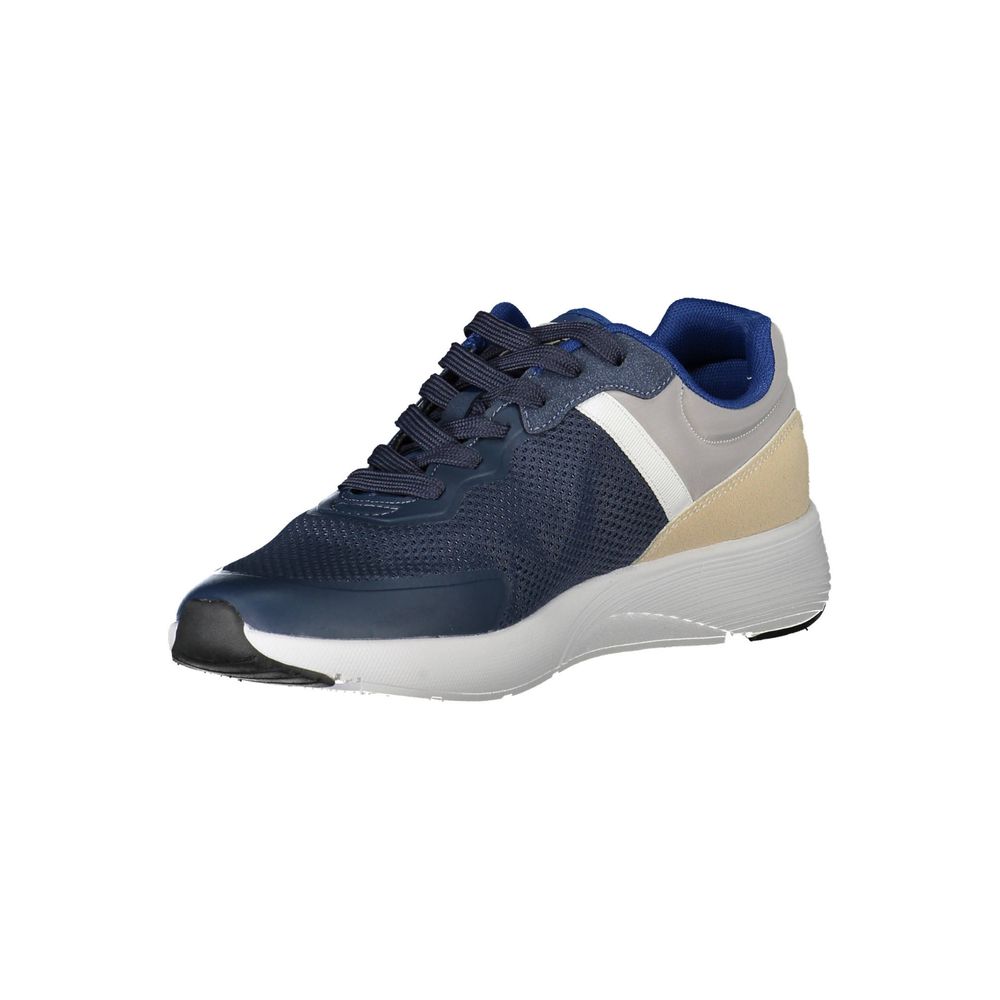 Blue ECO Leather Men Sneaker