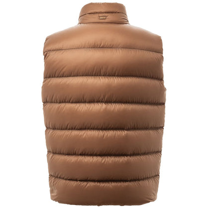 Brown Polyamide Vest