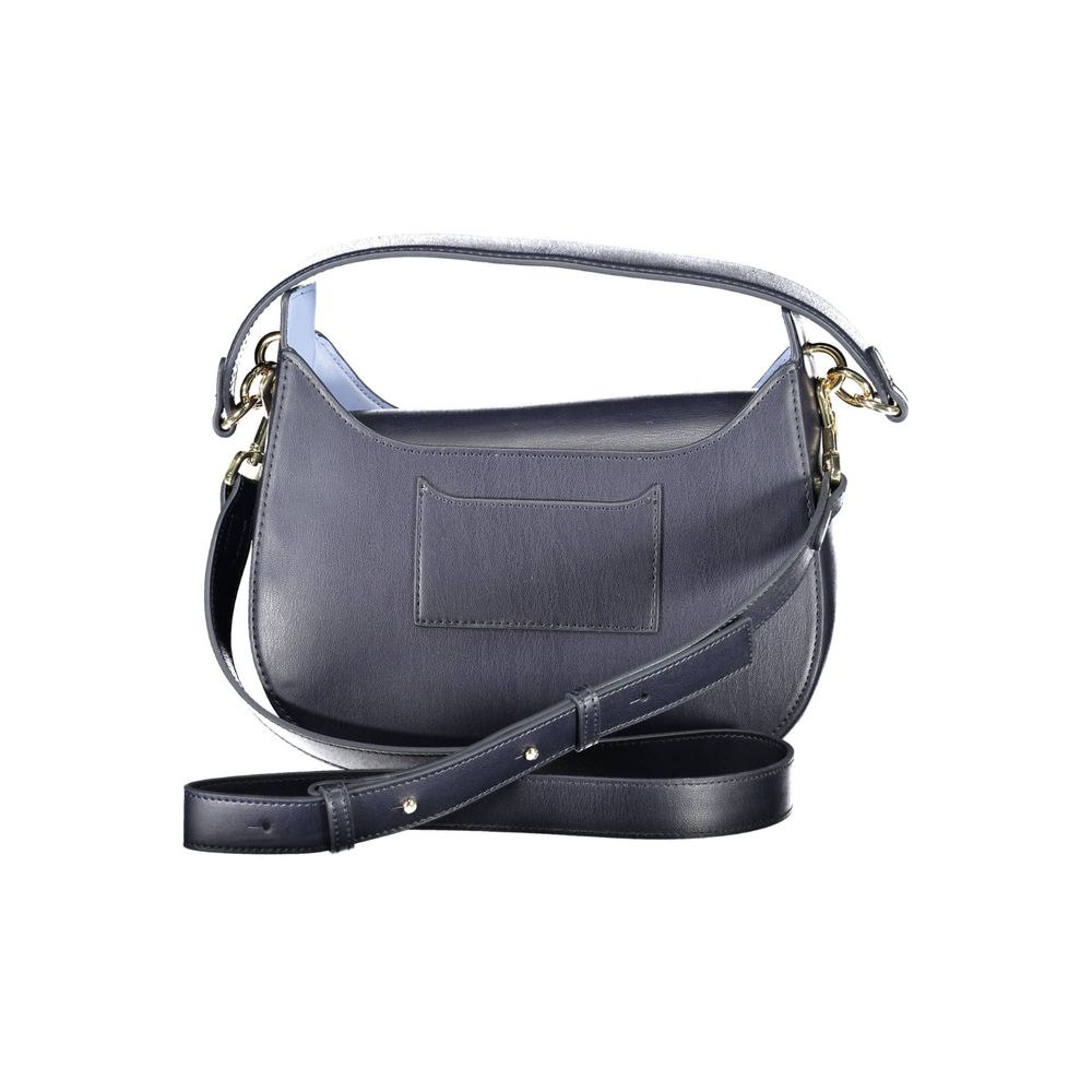 Blue Polyethylene Women Handbag