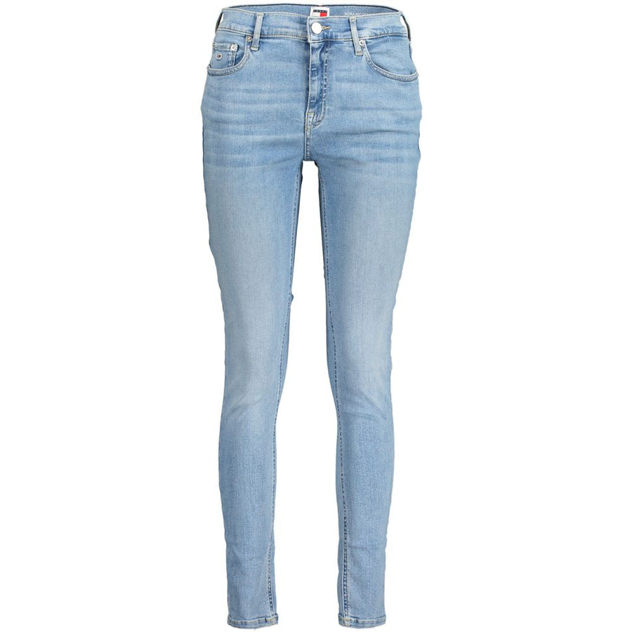 Light Blue Cotton Jeans & Pant