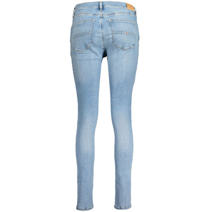 Light Blue Cotton Jeans & Pant