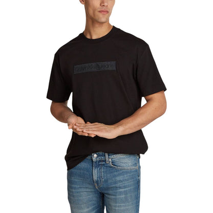 Black Cotton Rigenerato T-Shirt