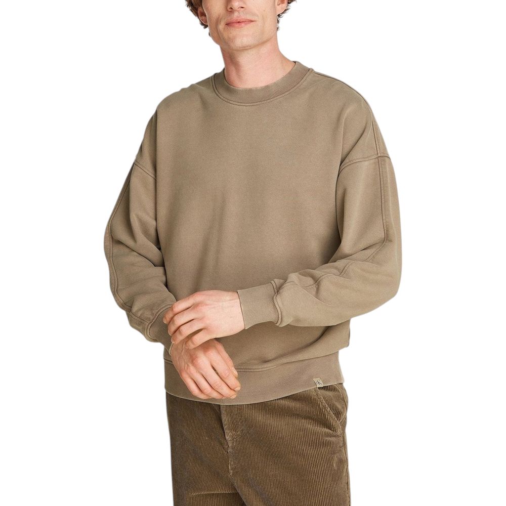 Beige Cotton Sweater