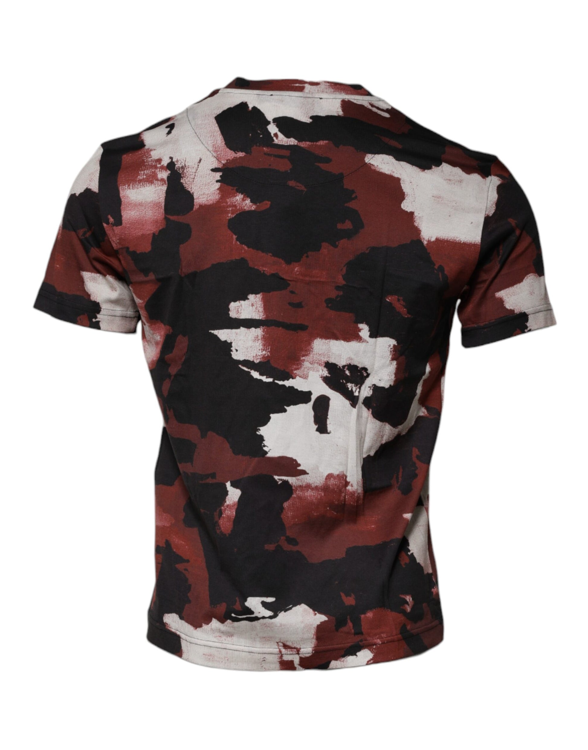 Multicolor Camouflage Crew Neck T-shirt