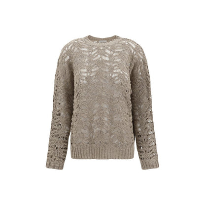 Perforated Sweater with sequins