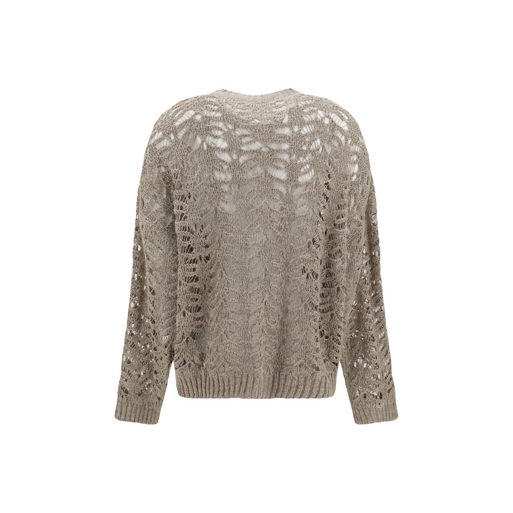 Perforated Sweater with sequins