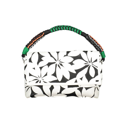 White Polyethylene Women Handbag