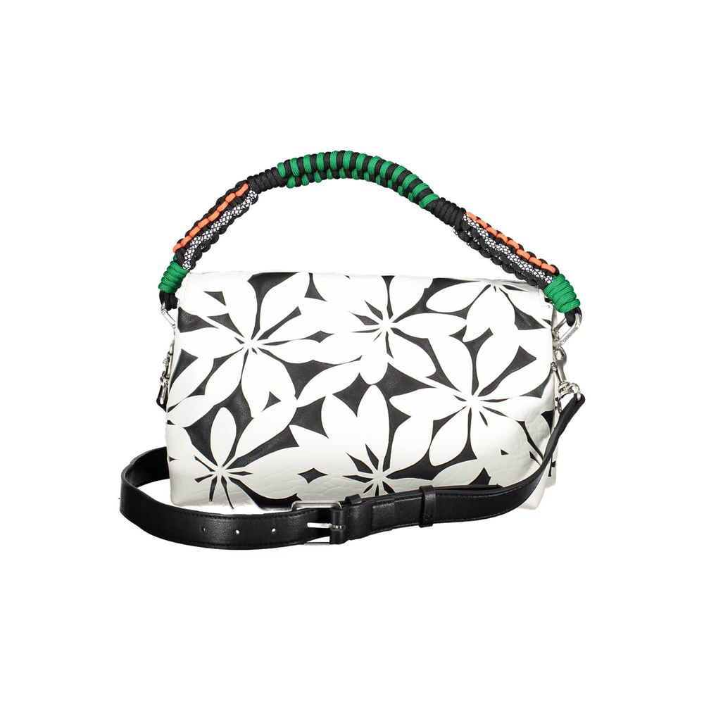 White Polyethylene Women Handbag