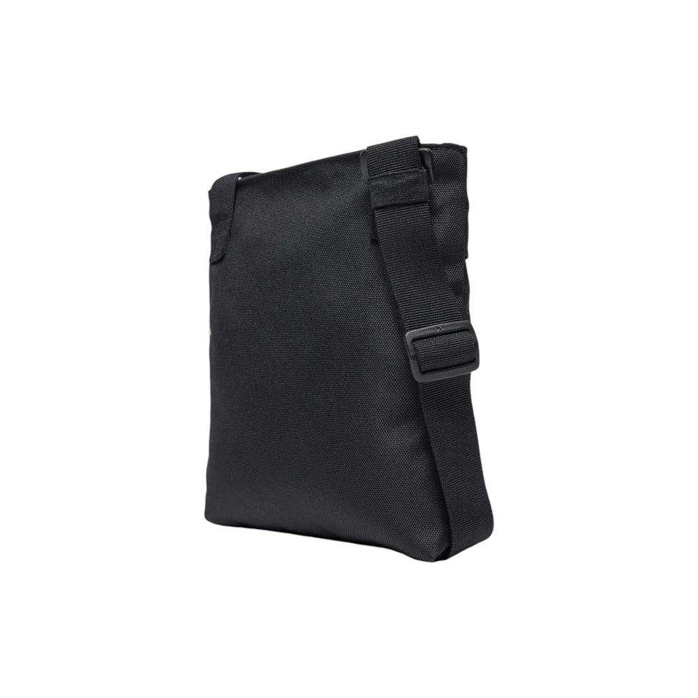 Black Recycled Polyester Messenger Bag