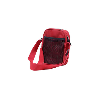 Red Polyester Messenger Bag