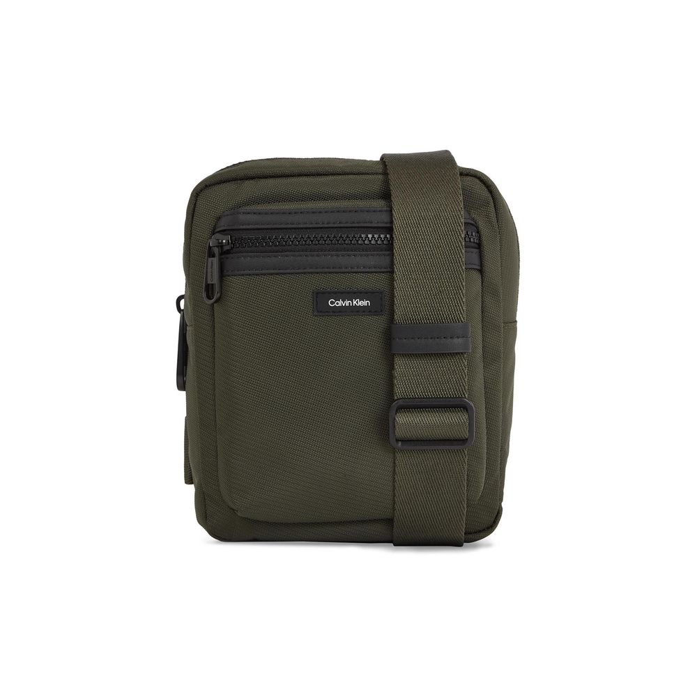 Green Recycled Polyester Messenger Bag