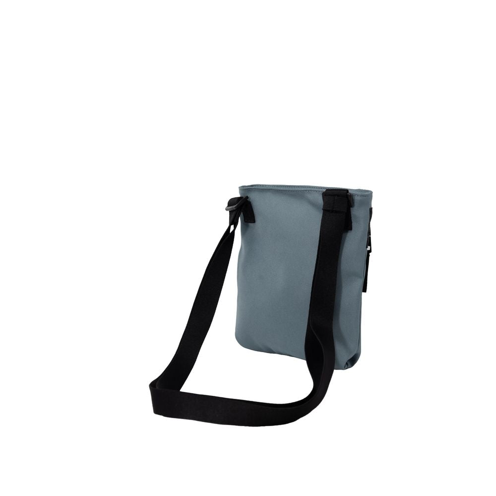 Light Blue Recycled Polyester Messenger Bag