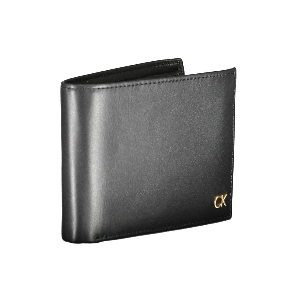 Black Leather Men Wallet