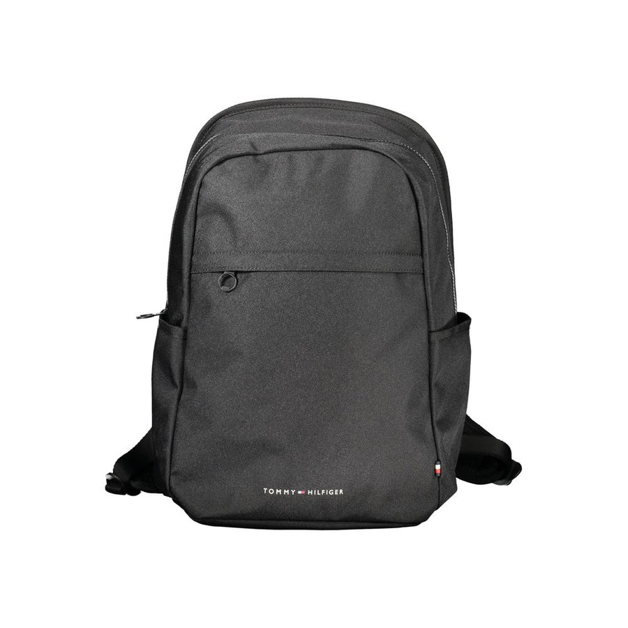 Black Polyester Backpack