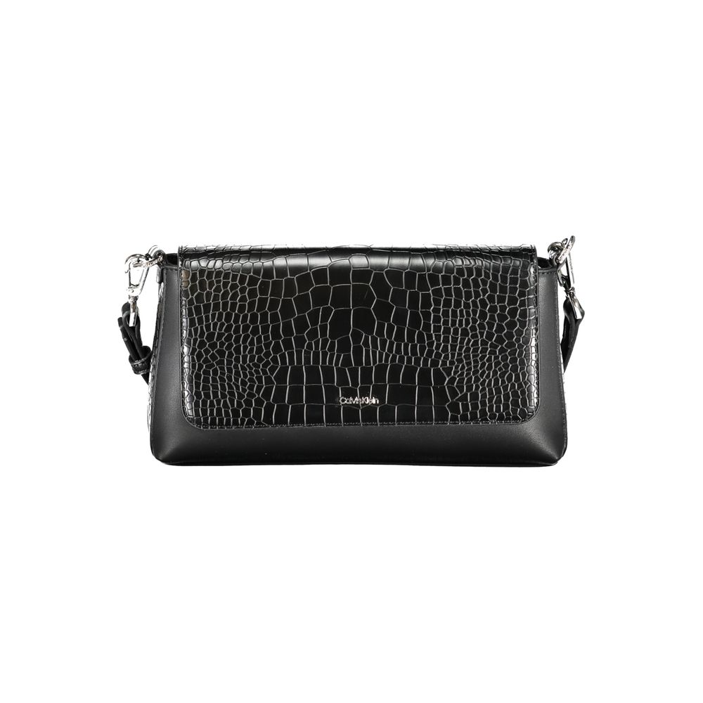 Black Polyester Handbag