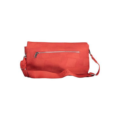 Red Polyethylene Women Handbag