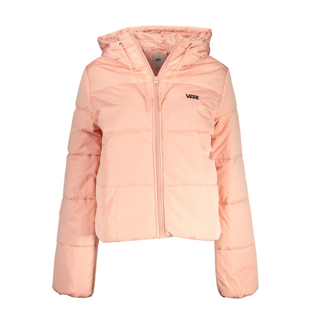 Pink Polyester Women Jacket