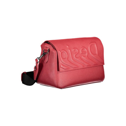 Red Polyethylene Women Handbag