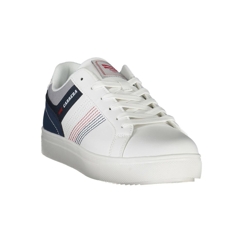 White Eco Leather Men Sneaker