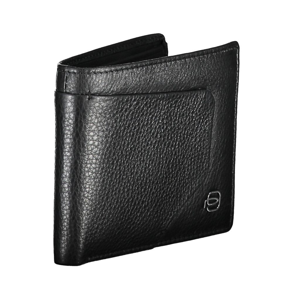 Black Leather Men Wallet