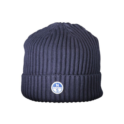 Blue Cotton Men Cap