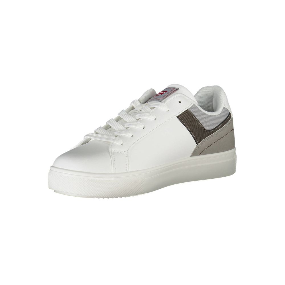 White Eco Leather Men Sneaker