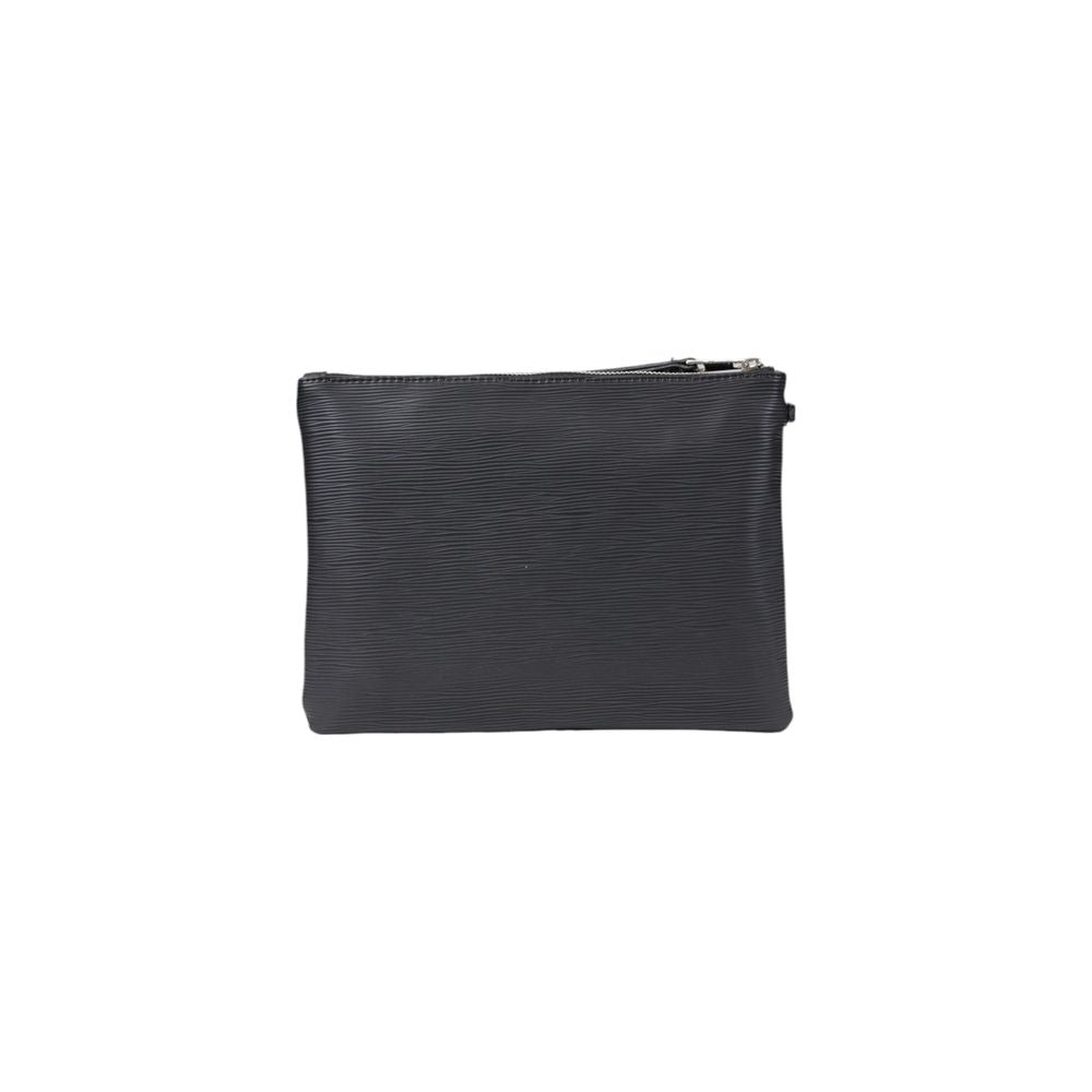 Black Polyethylene Messenger Bag