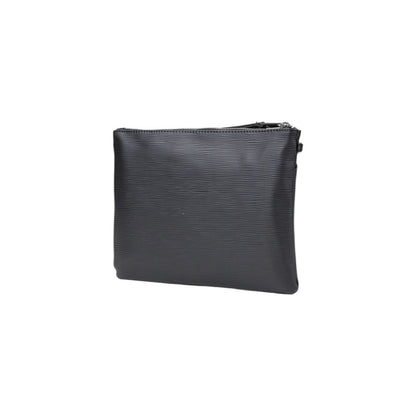 Black Polyethylene Messenger Bag