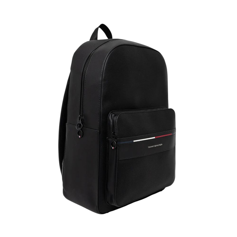 Black Polyethylene Backpack