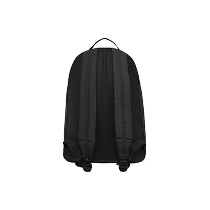 Black Recycled Polyester Backpack