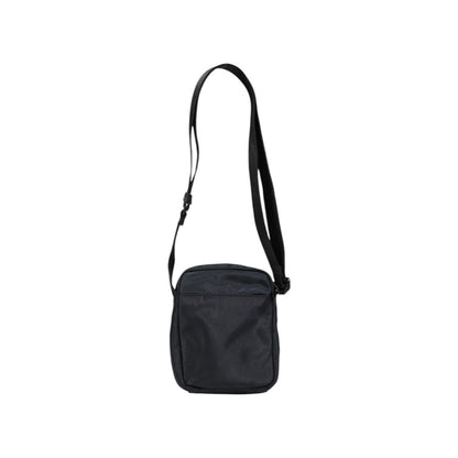 Black Recycled Polyester Messenger Bag