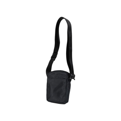 Black Recycled Polyester Messenger Bag