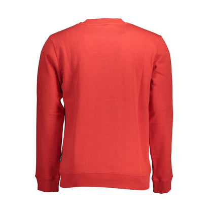 Red Cotton Men Sweater