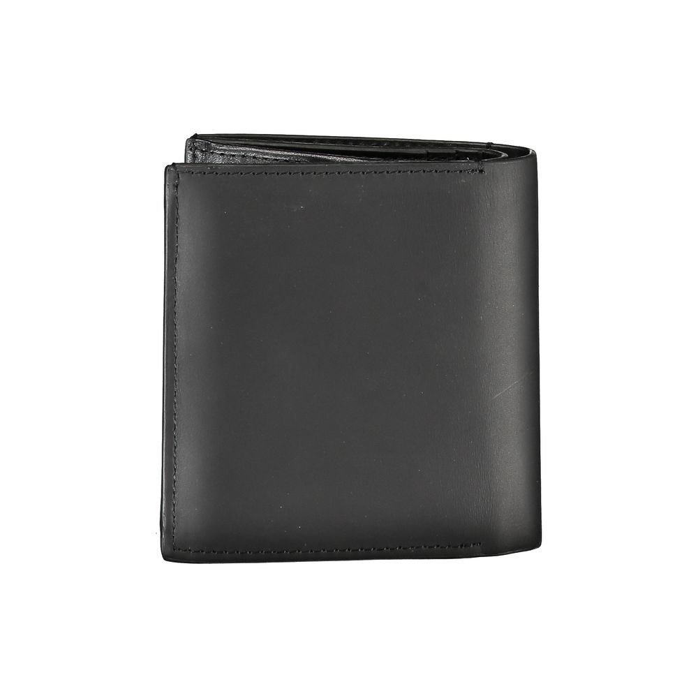 Sleek Dual Compartment Leather Wallet