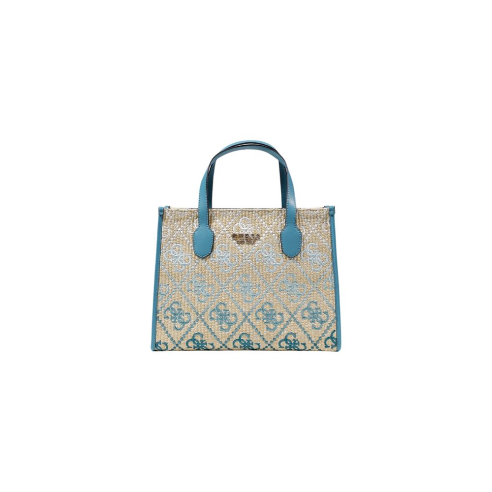 Turquoise Polypropylene Handbag